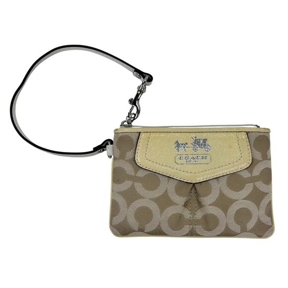 Coach Stagecoach Design Wristlet Coach Signature Small Handbag Wristlet - Picture 2 of 6